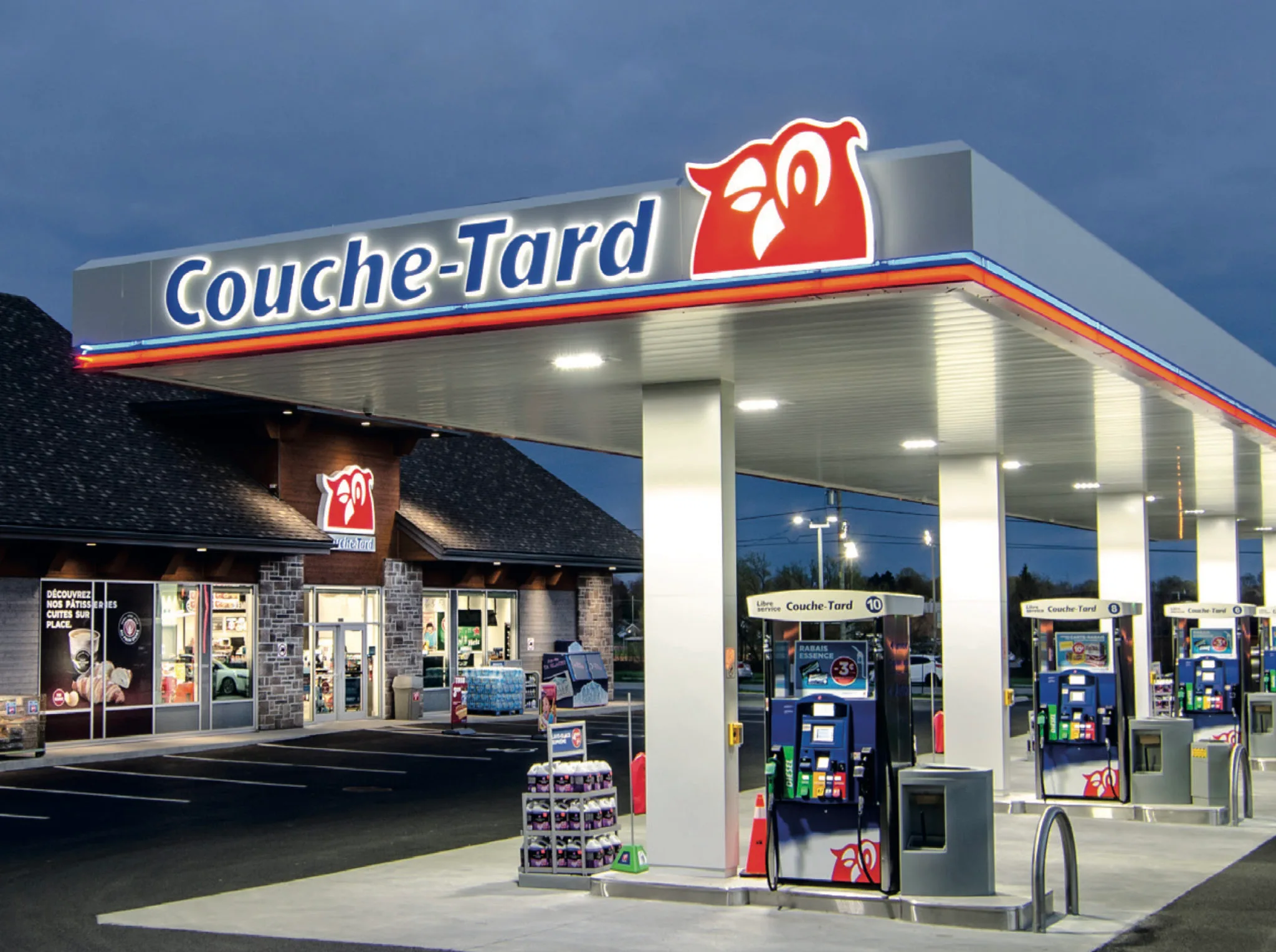 couche tard location at night